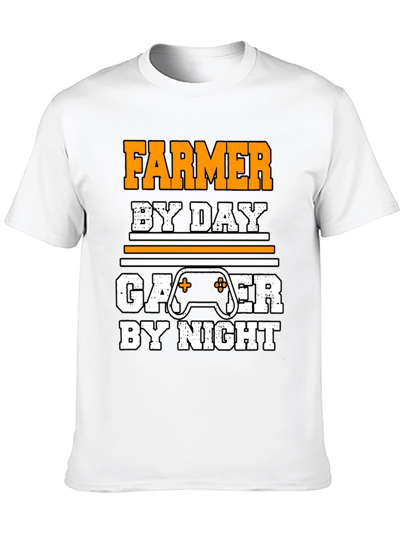 Farmer by Day Gamer by Night Novelty T-Shirt