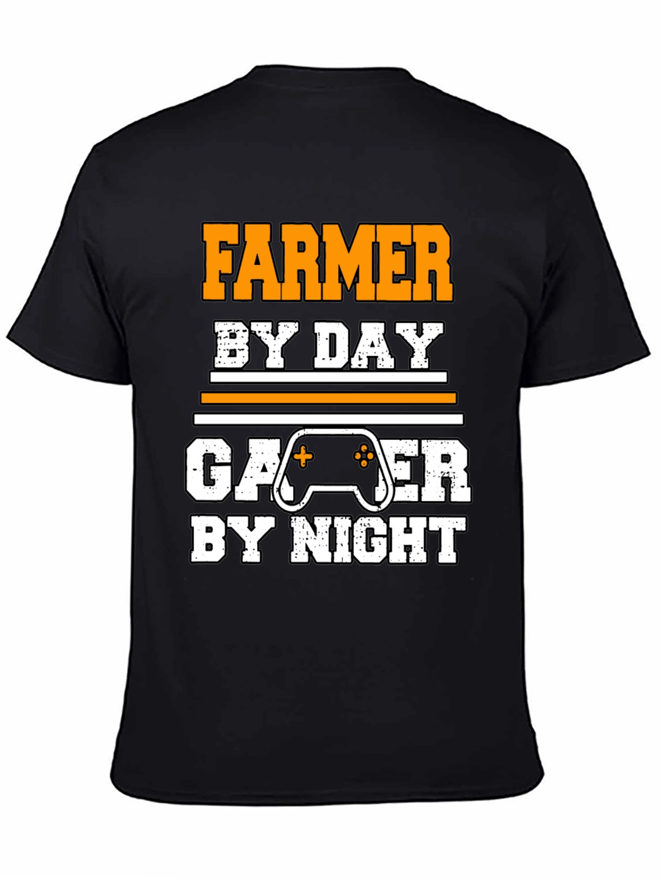Farmer by Day Gamer by Night Novelty T-Shirt