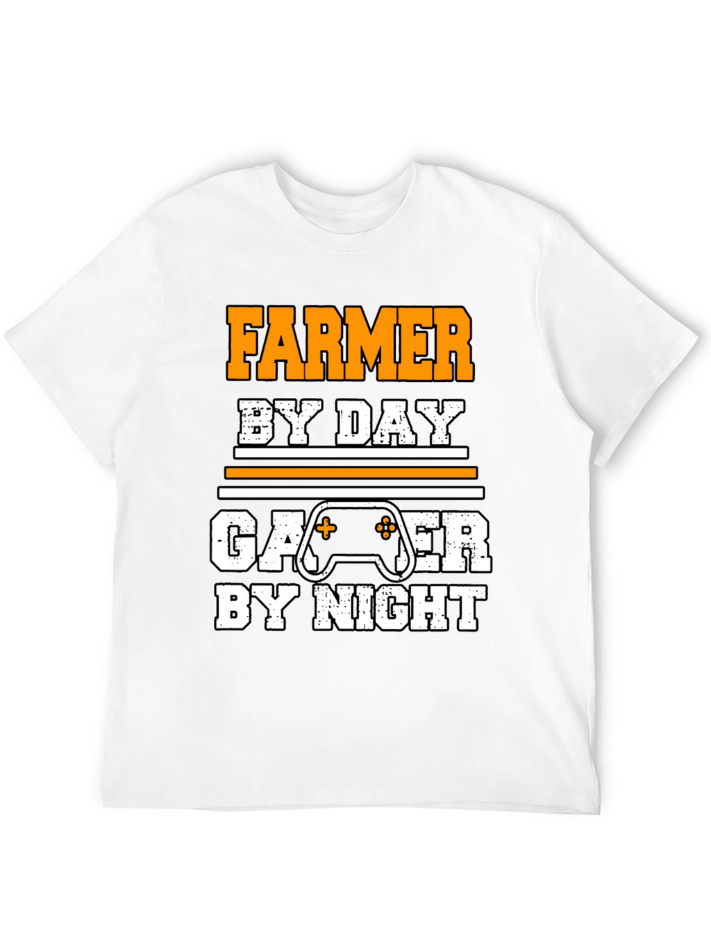 Farmer by Day Gamer by Night Novelty T-Shirt
