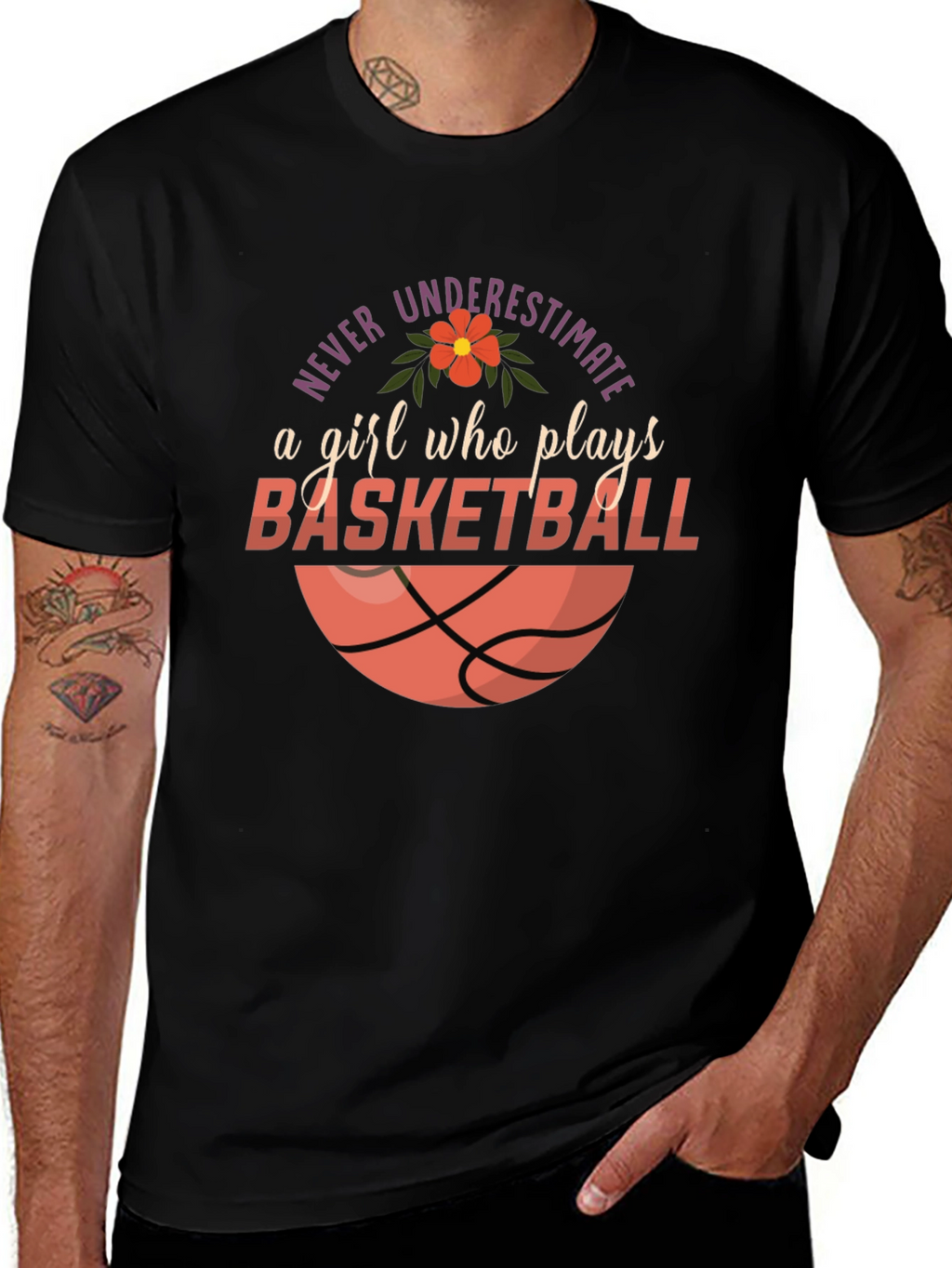 Basketball Girl Graphic Tee