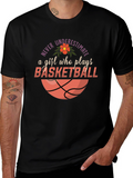 Basketball Girl Graphic Tee