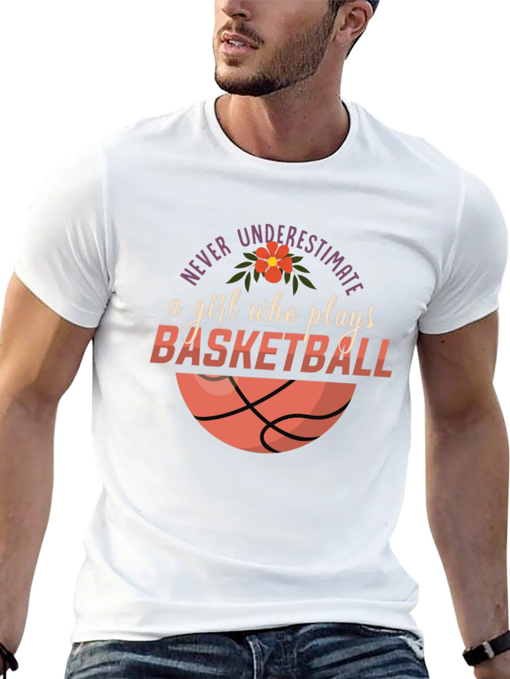 Basketball Girl Graphic Tee