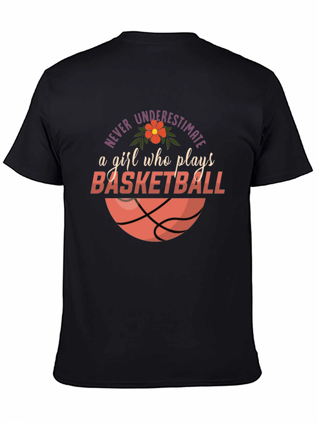 Basketball Girl Graphic Tee