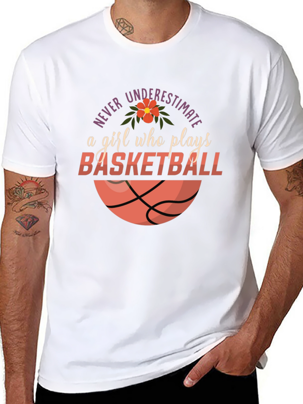 Basketball Girl Graphic Tee