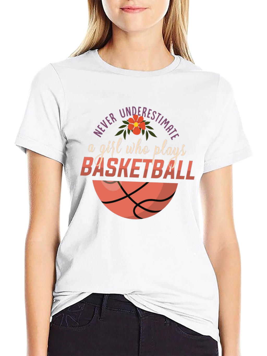 Basketball Girl Graphic Tee
