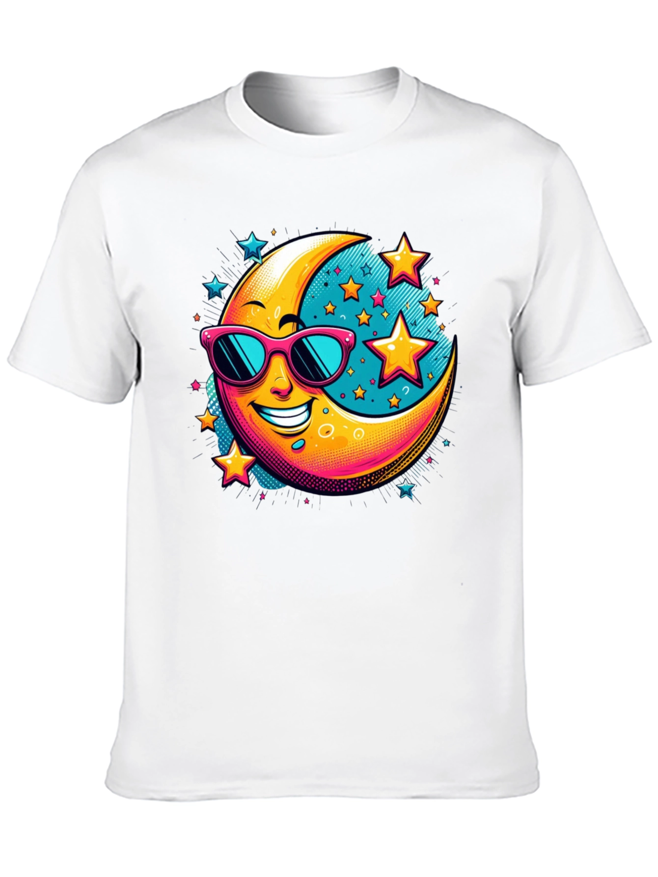Cool Moon & Stars Graphic Tee