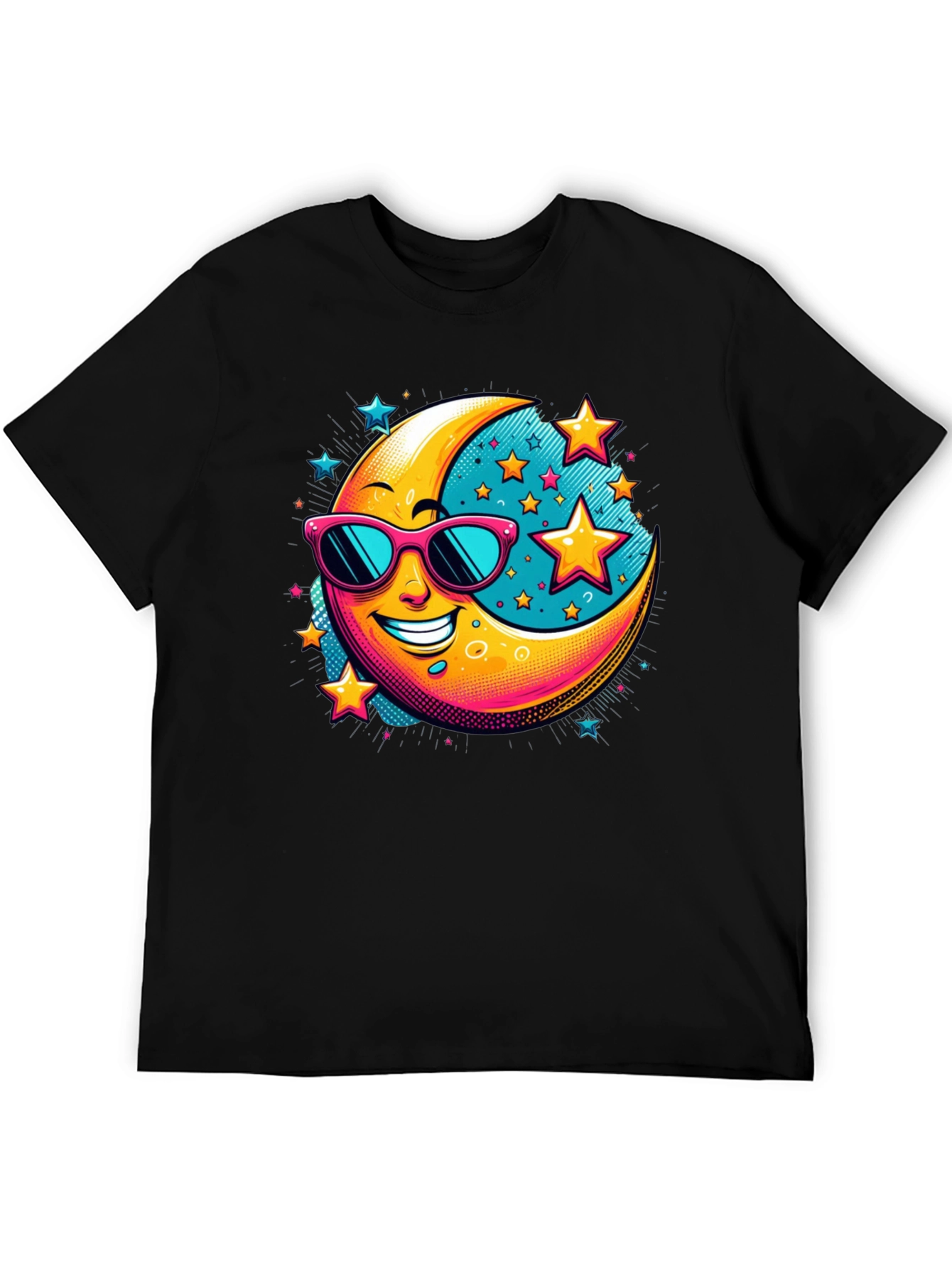 Cool Moon & Stars Graphic Tee