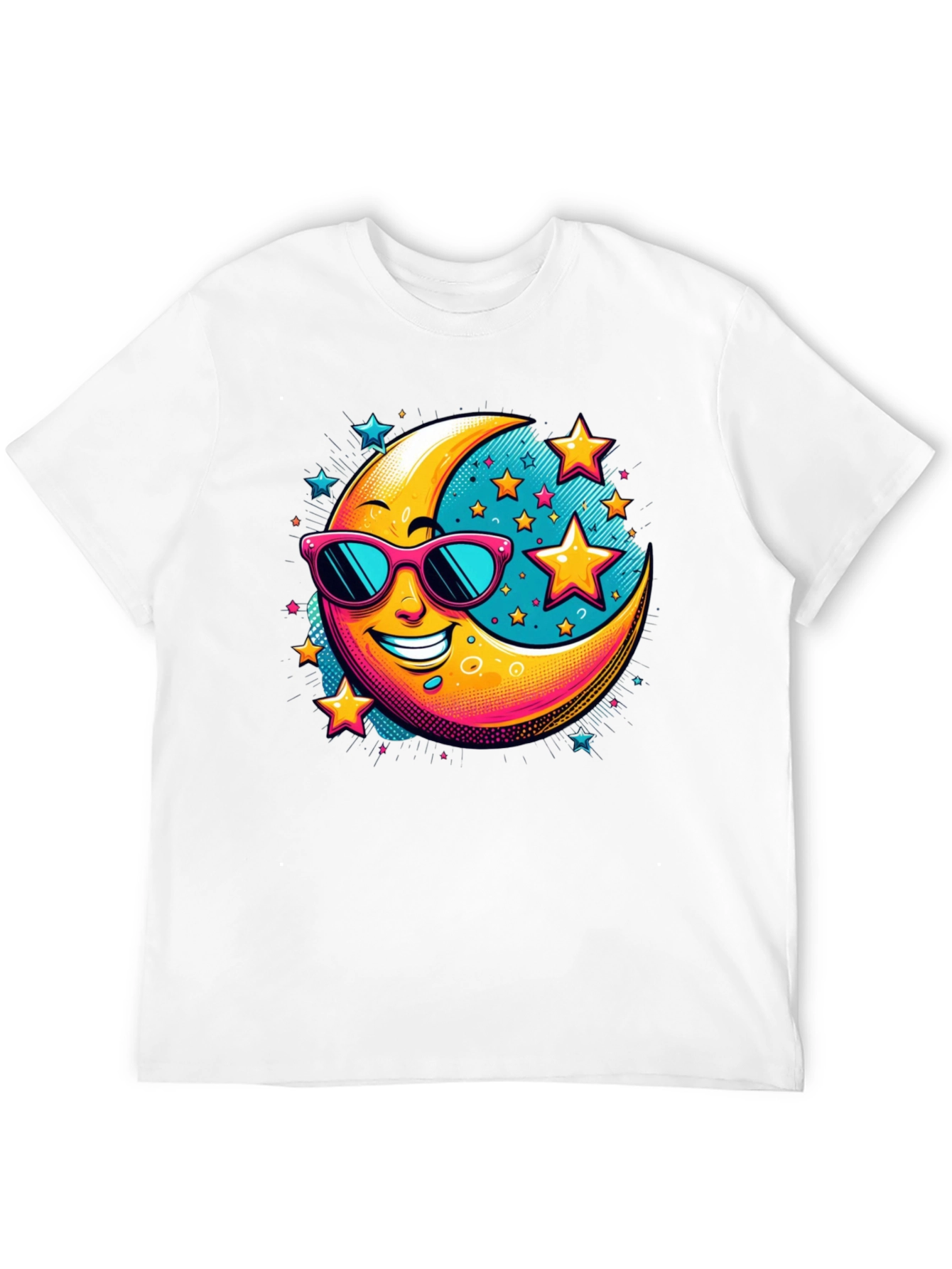 Cool Moon & Stars Graphic Tee