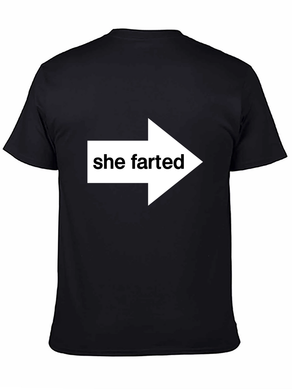 She Farted Arrow Humor Tee