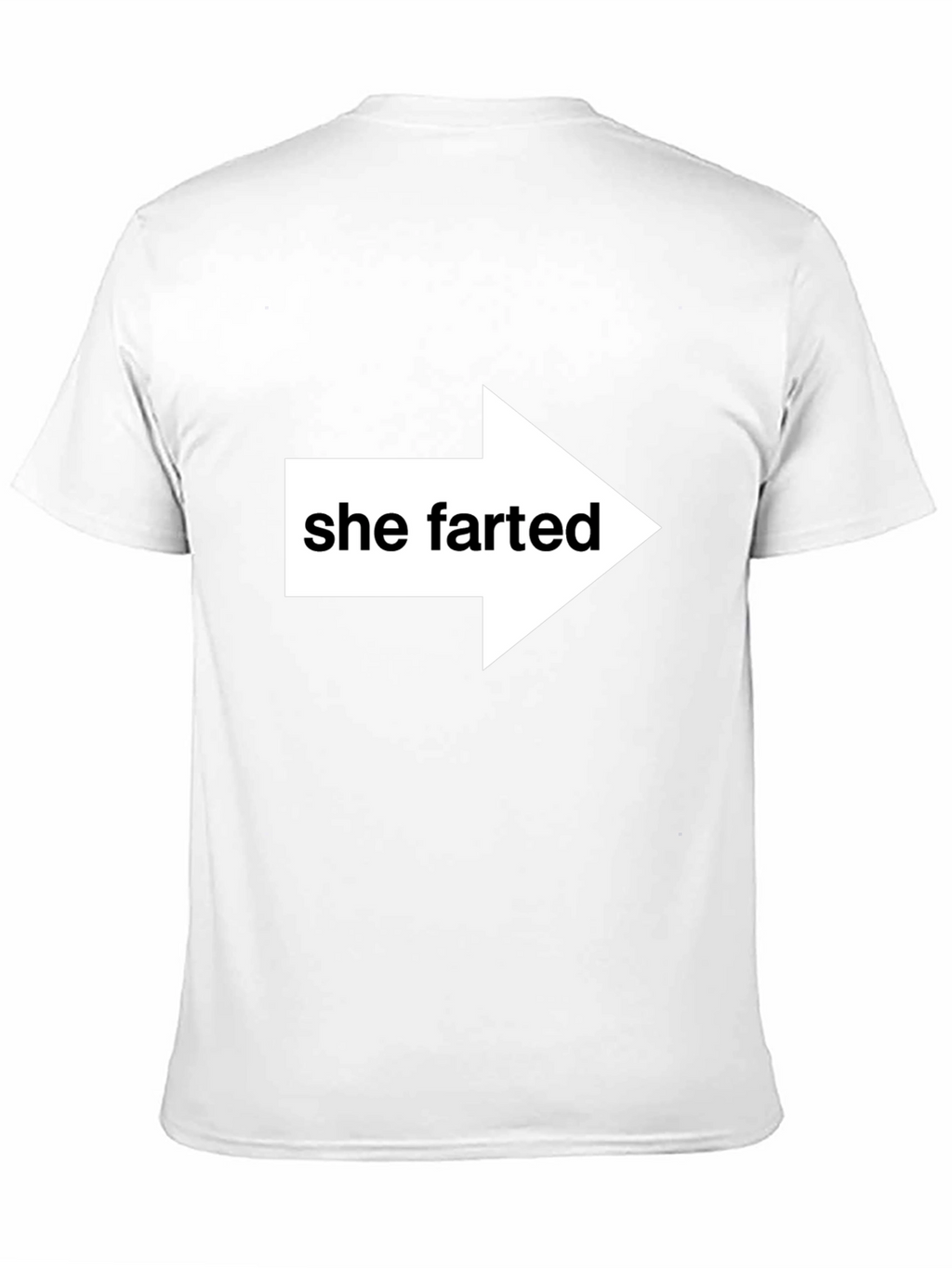 She Farted Arrow Humor Tee
