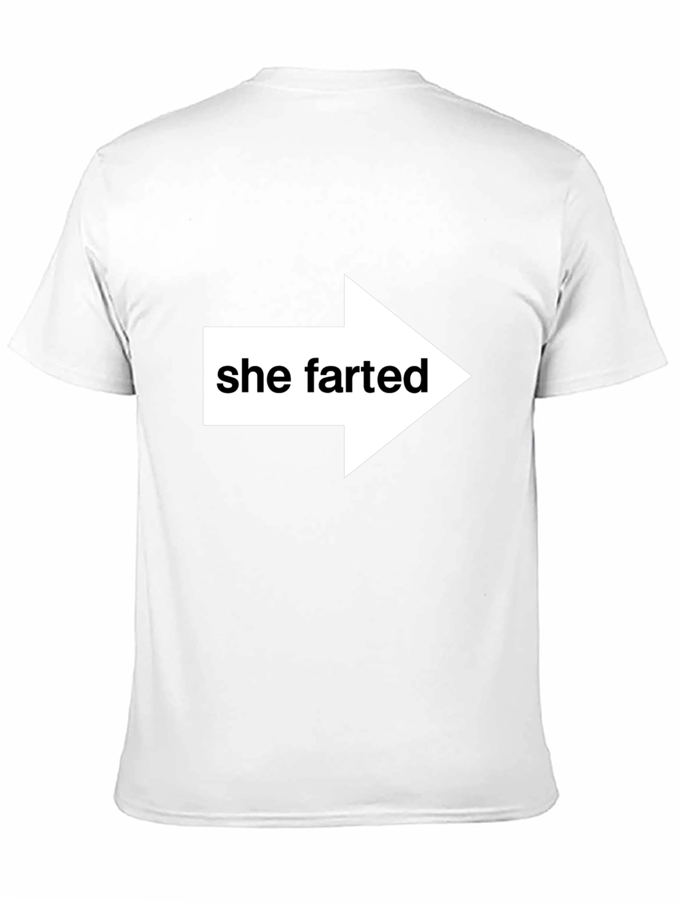 She Farted Arrow Humor Tee