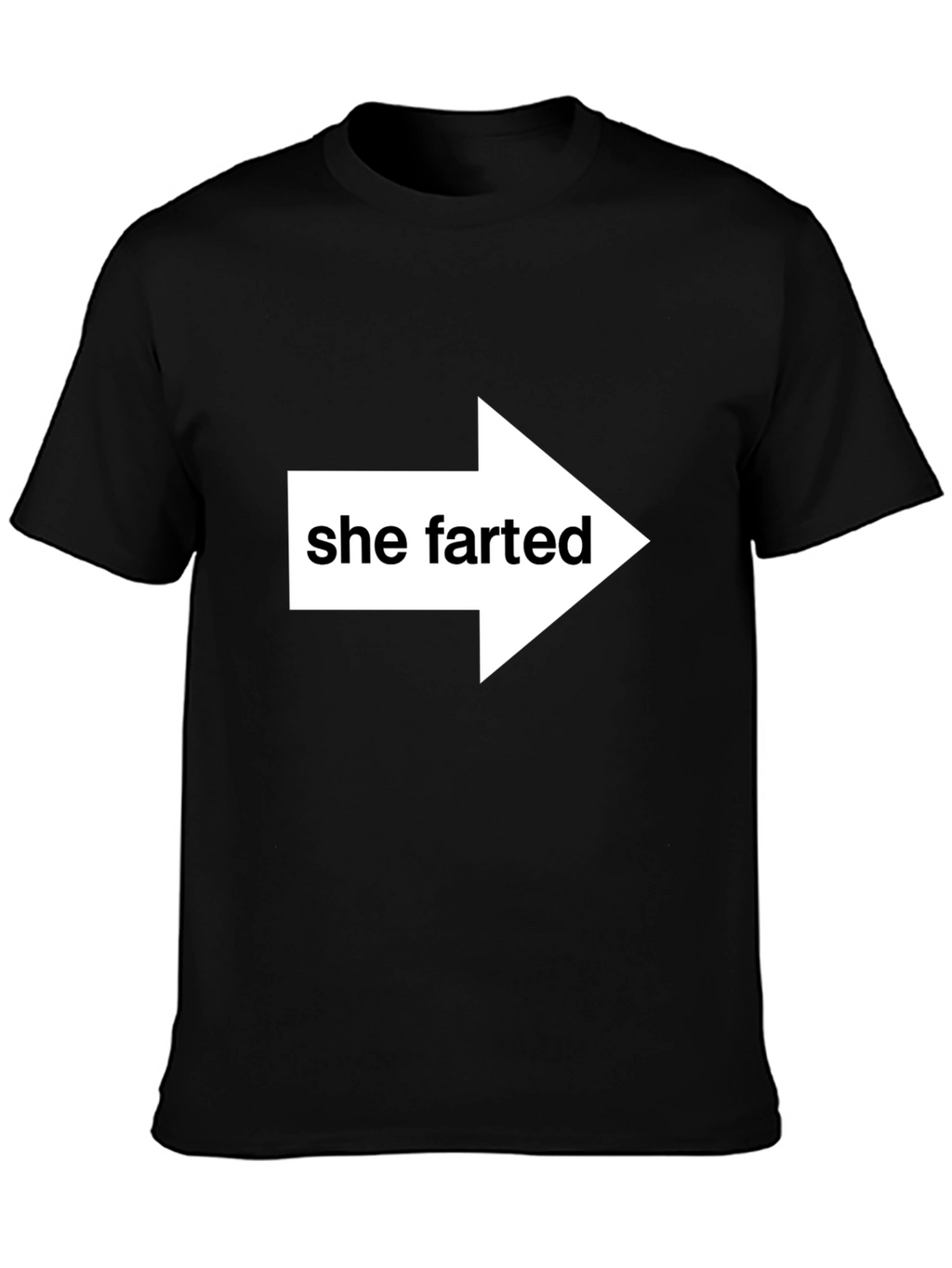 She Farted Arrow Humor Tee