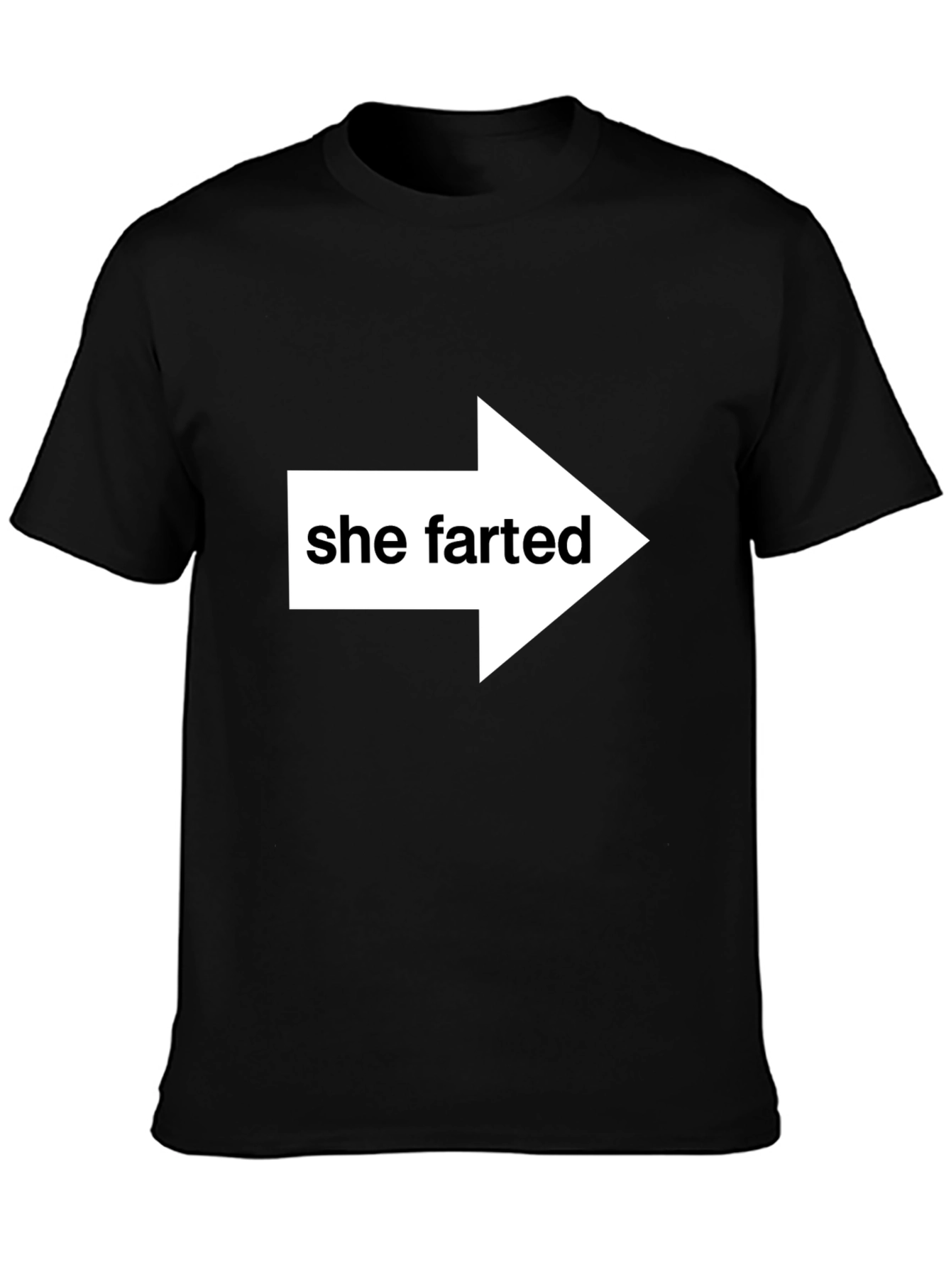 She Farted Arrow Humor Tee