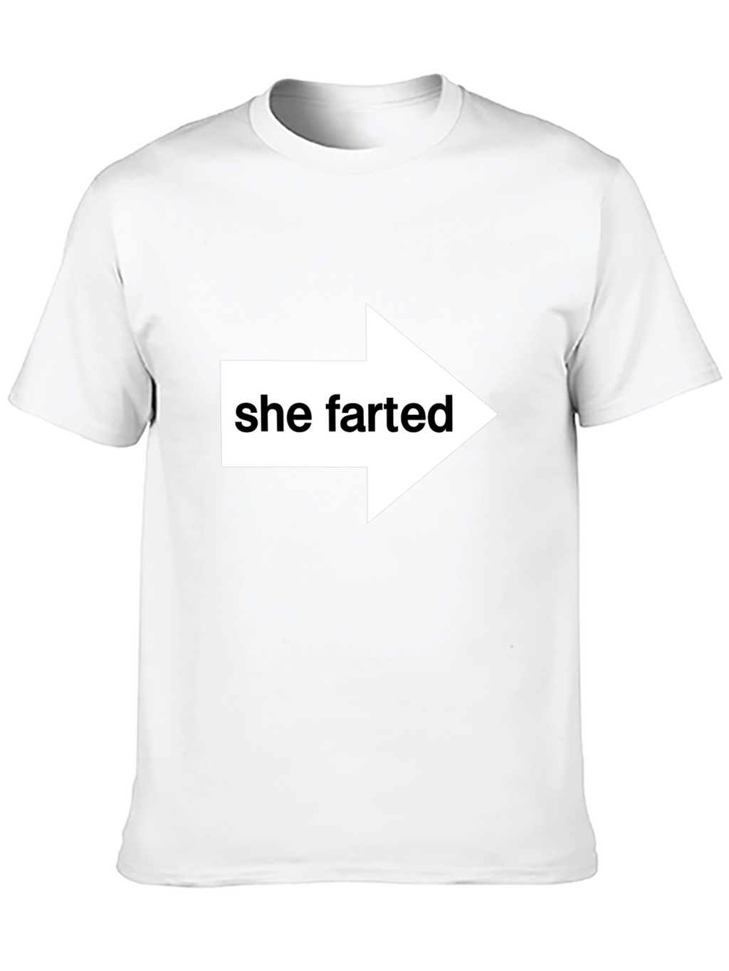 She Farted Arrow Humor Tee