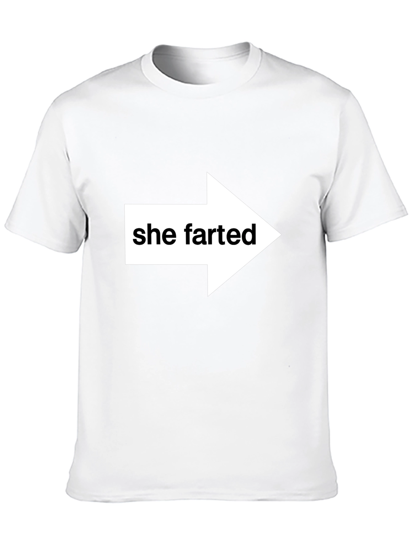 She Farted Arrow Humor Tee