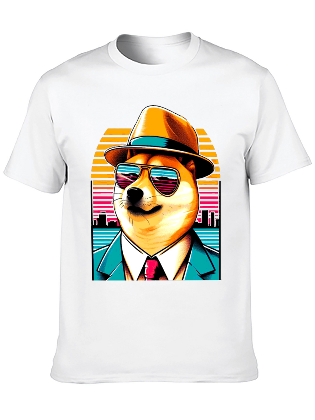 Doge Detective T-Shirt - Cool Retro Style