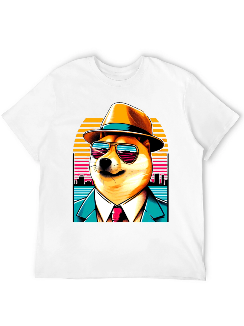 Doge Detective T-Shirt - Cool Retro Style