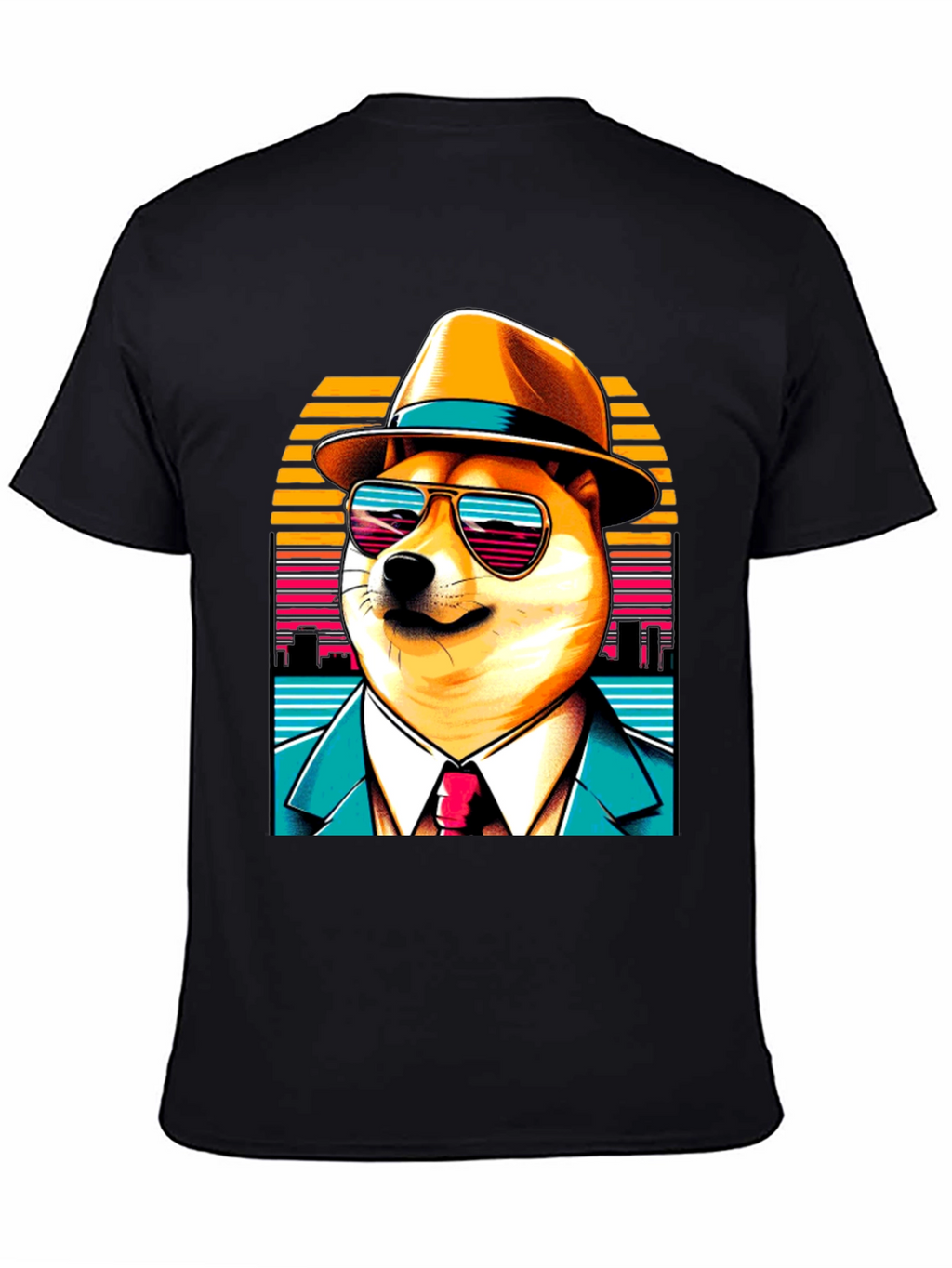 Doge Detective T-Shirt - Cool Retro Style