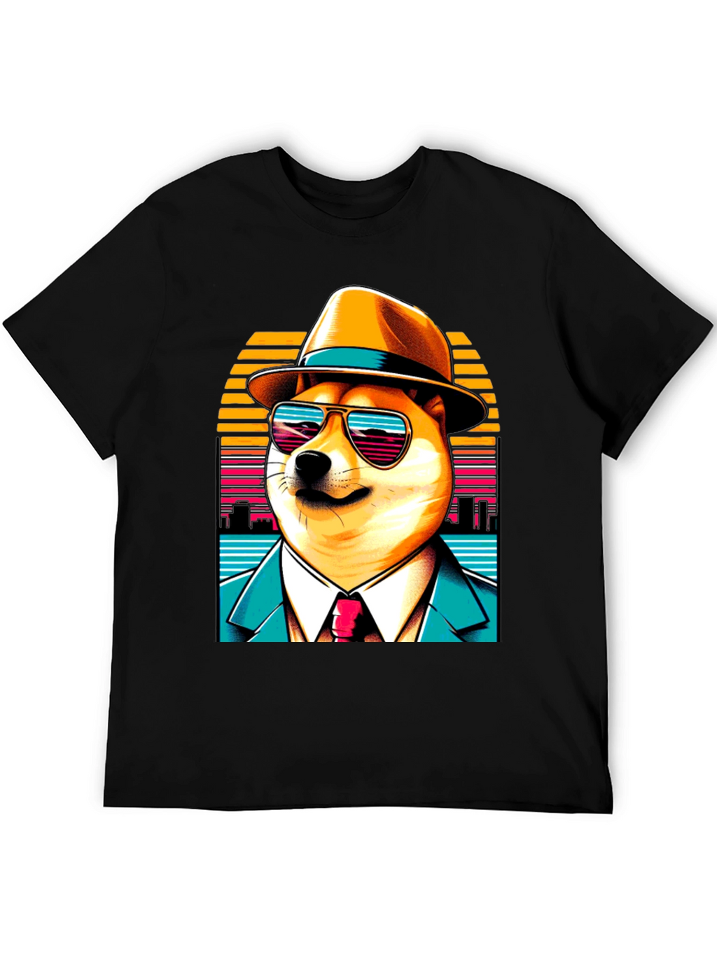 Doge Detective T-Shirt - Cool Retro Style