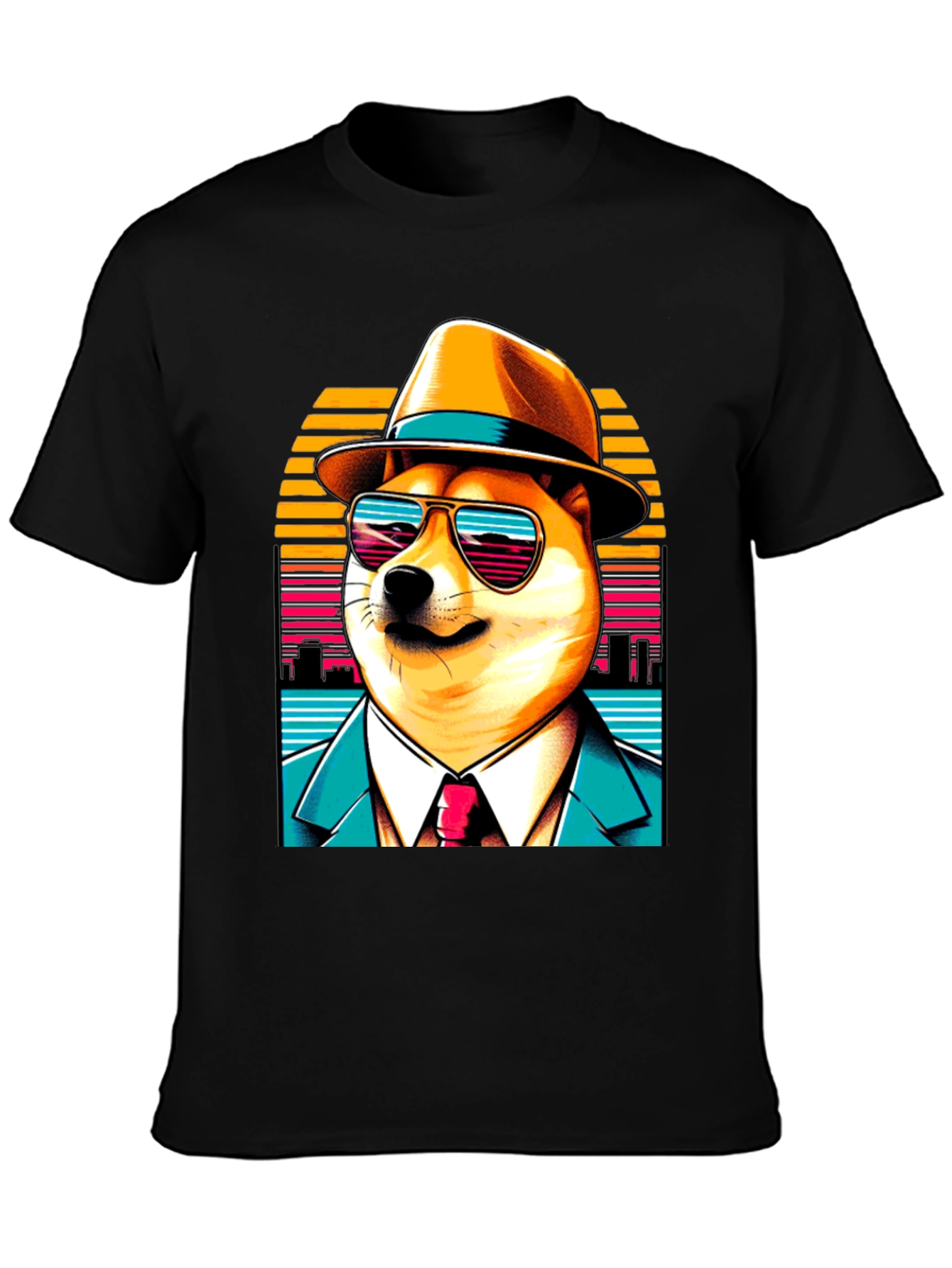 Doge Detective T-Shirt - Cool Retro Style