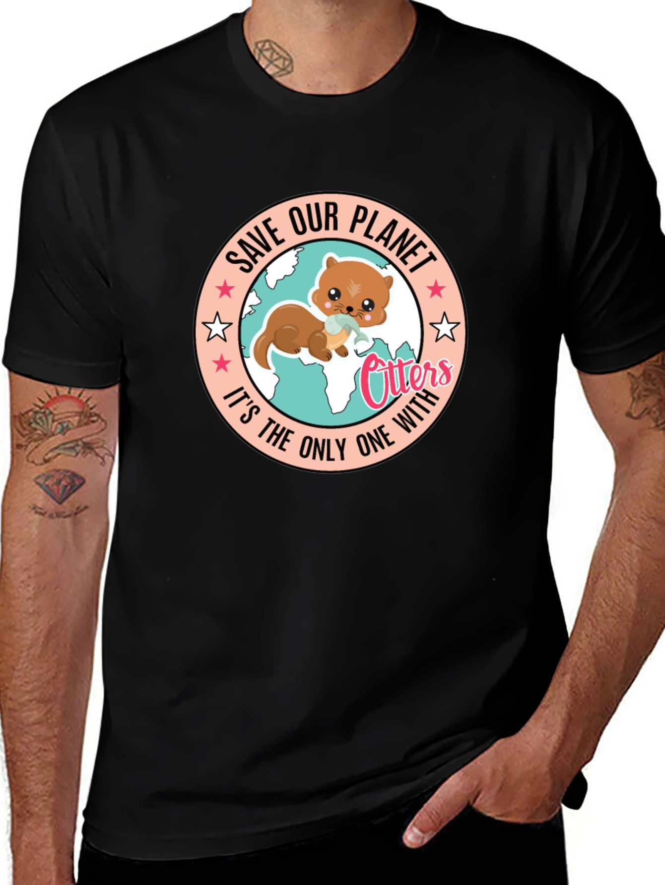Save Our Planet Otters T-Shirt