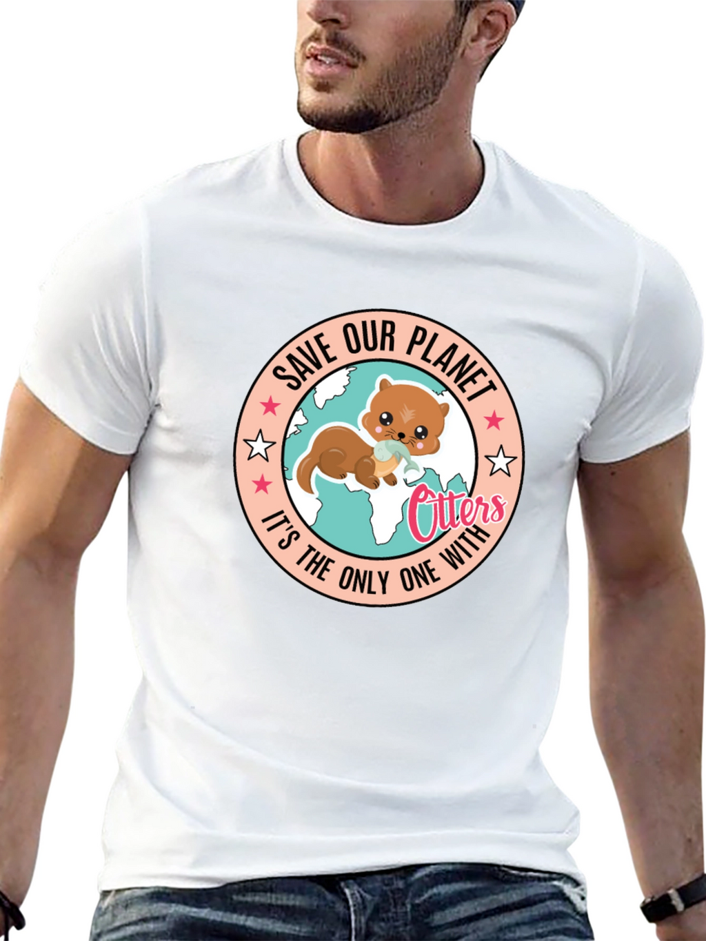 Save Our Planet Otters T-Shirt
