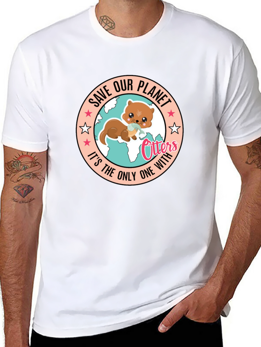 Save Our Planet Otters T-Shirt