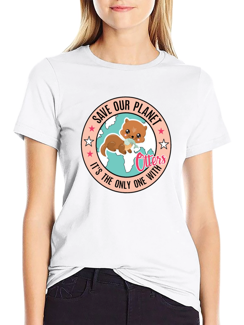 Save Our Planet Otters T-Shirt