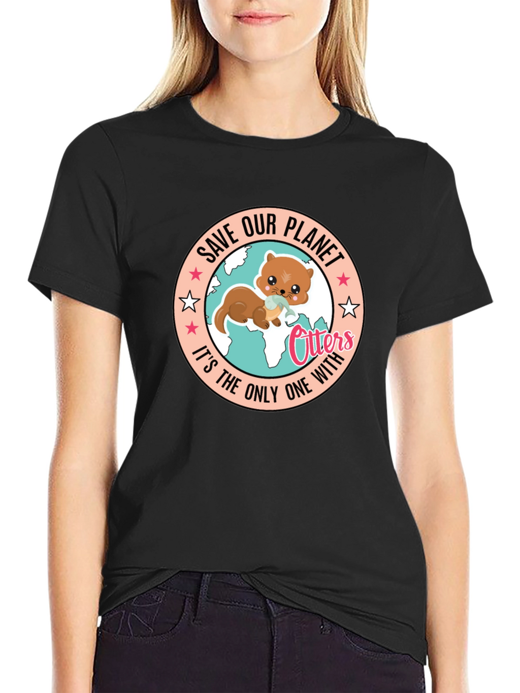 Save Our Planet Otters T-Shirt