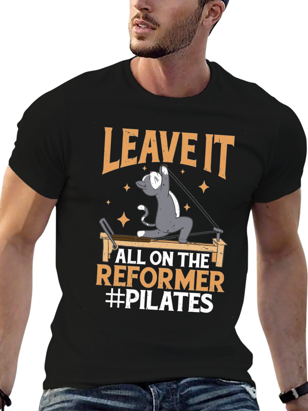 Pilates Cat Reformer T-Shirt