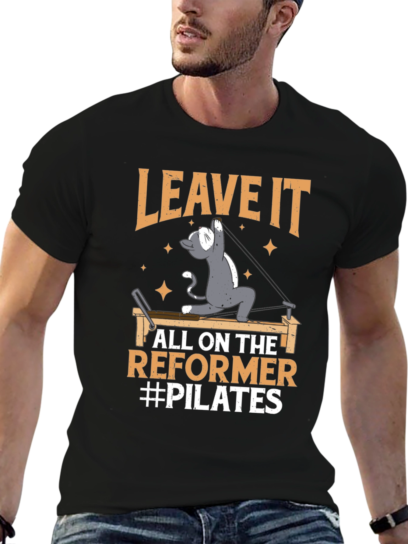 Pilates Cat Reformer T-Shirt