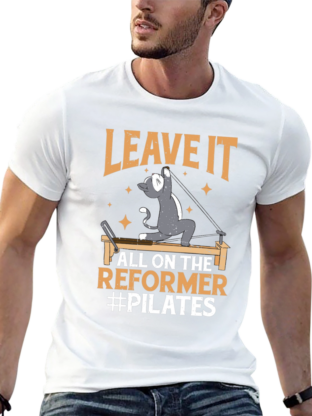 Pilates Cat Reformer T-Shirt