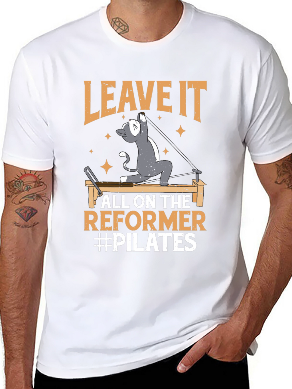 Pilates Cat Reformer T-Shirt