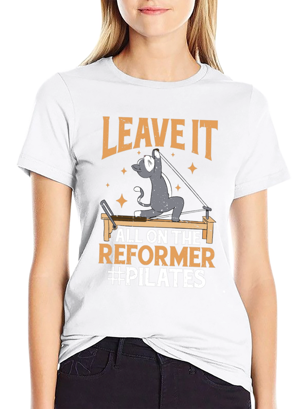 Pilates Cat Reformer T-Shirt