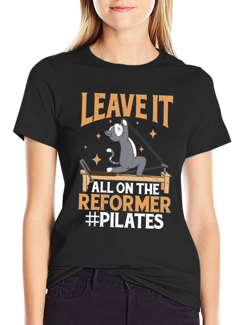 Pilates Cat Reformer T-Shirt