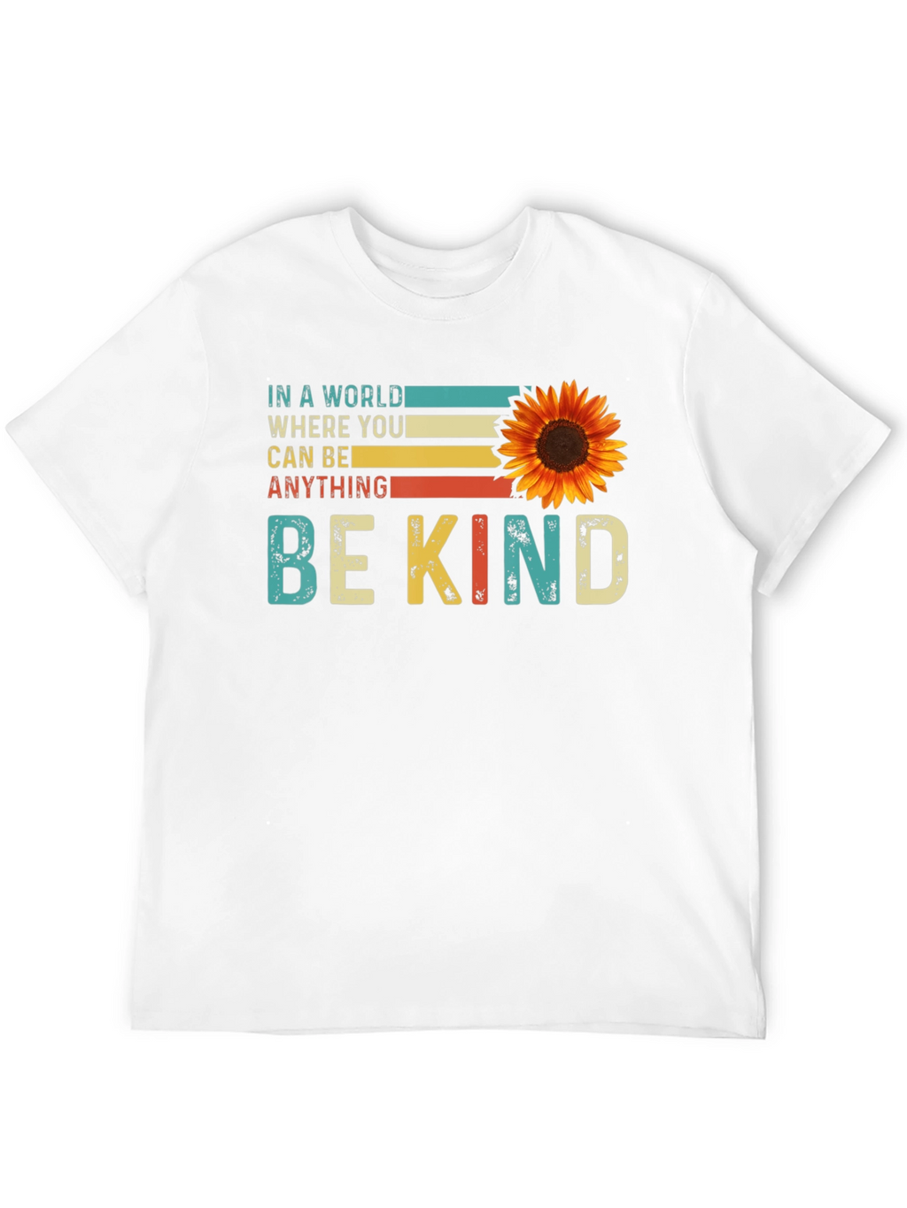 Be Kind Sunflower Graphic Tee - Comfort Fit