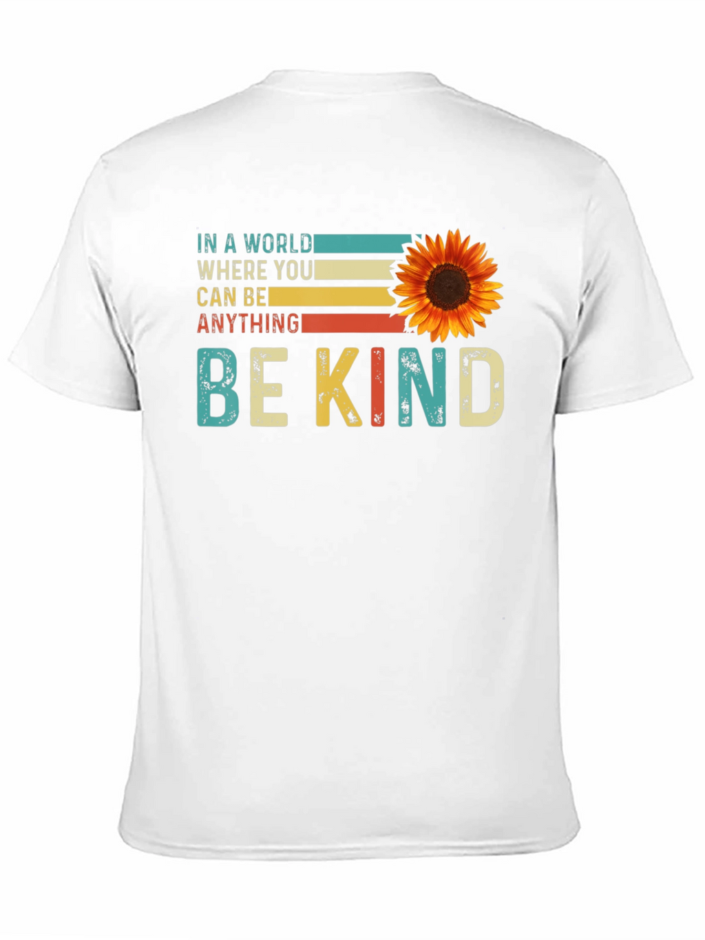 Be Kind Sunflower Graphic Tee - Comfort Fit