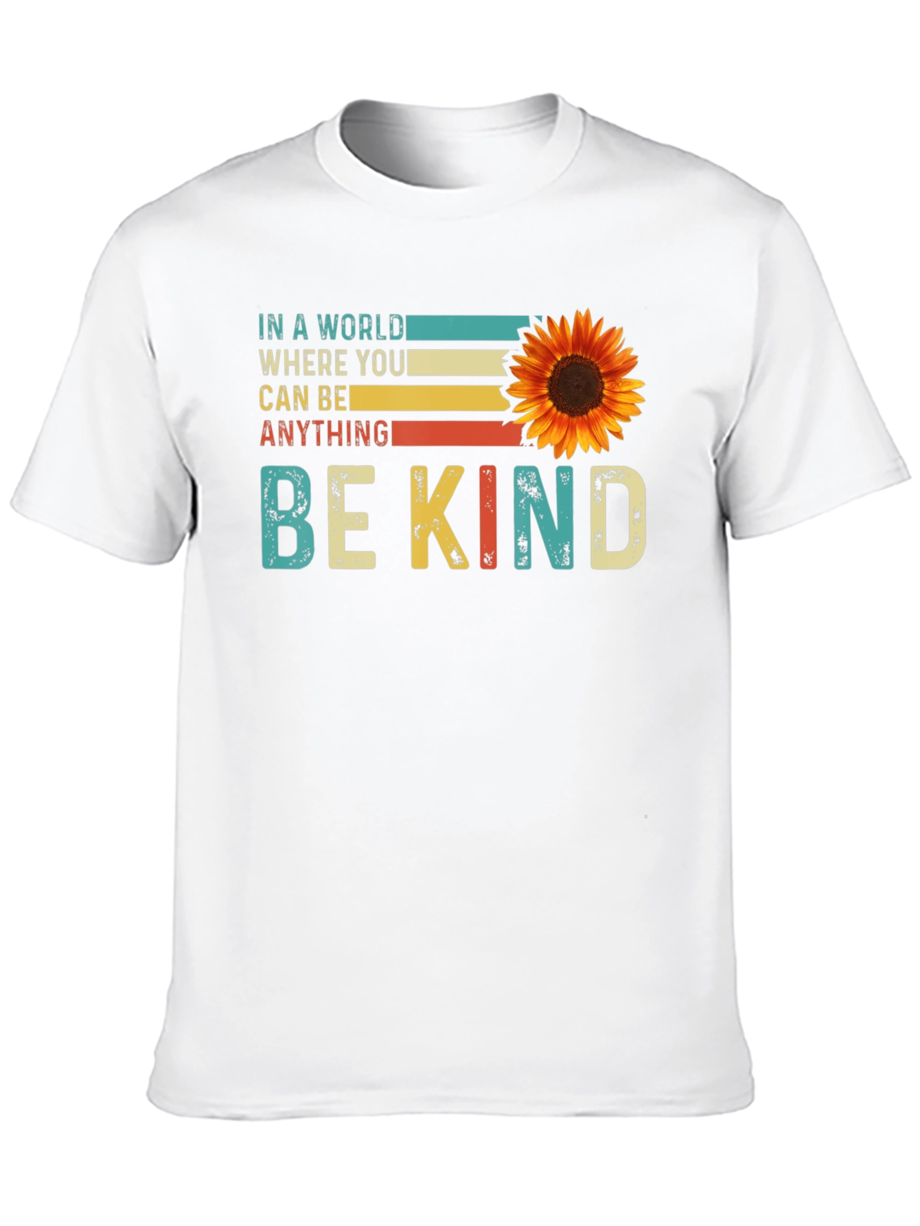 Be Kind Sunflower Graphic Tee - Comfort Fit