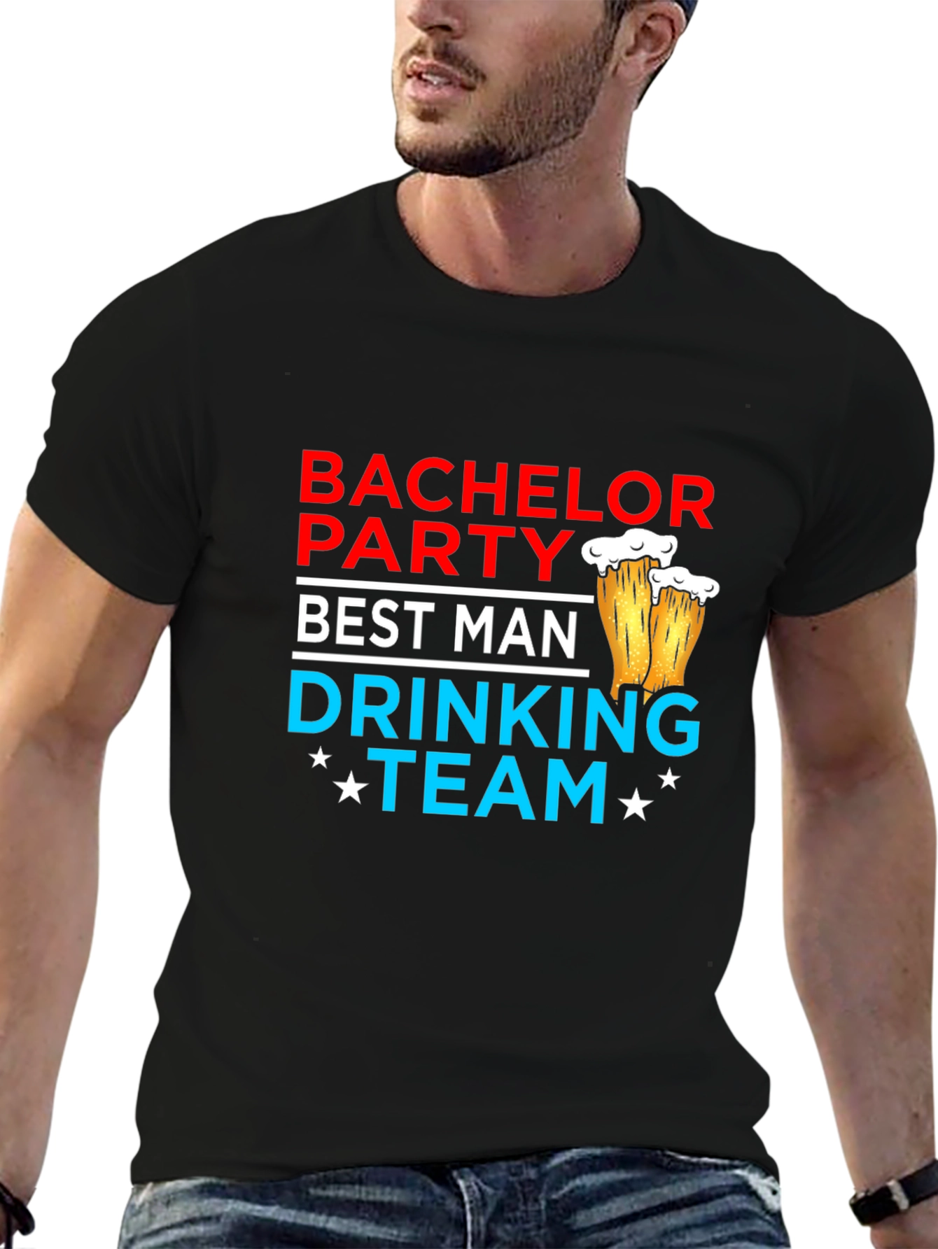 Bachelor Party Best Man Drinking Team T-Shirt