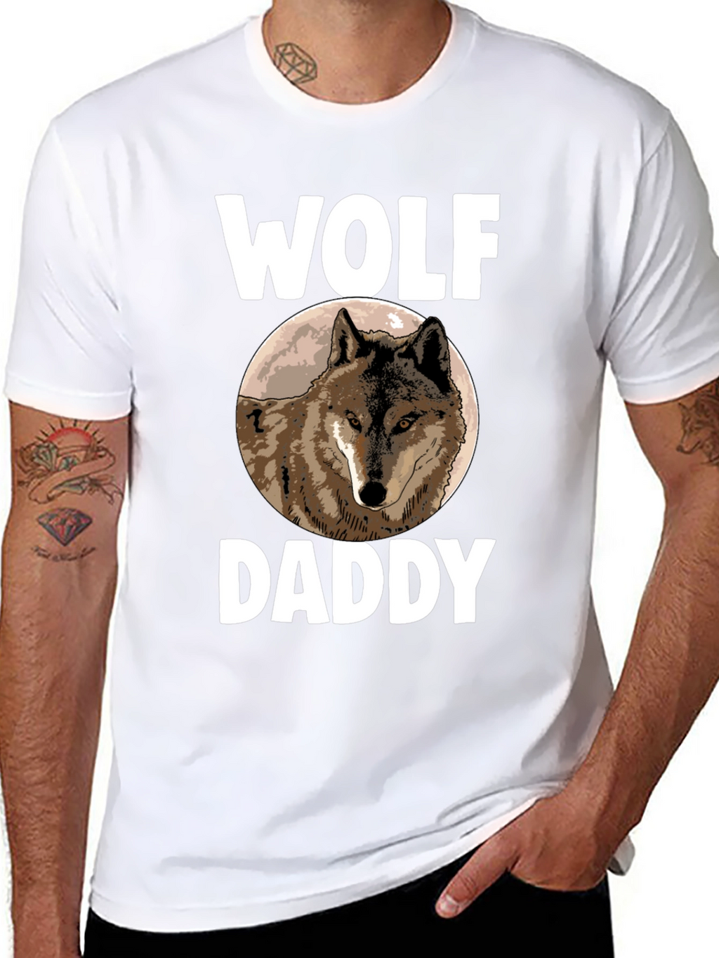 Wolf Daddy Graphic Tee - Menswear