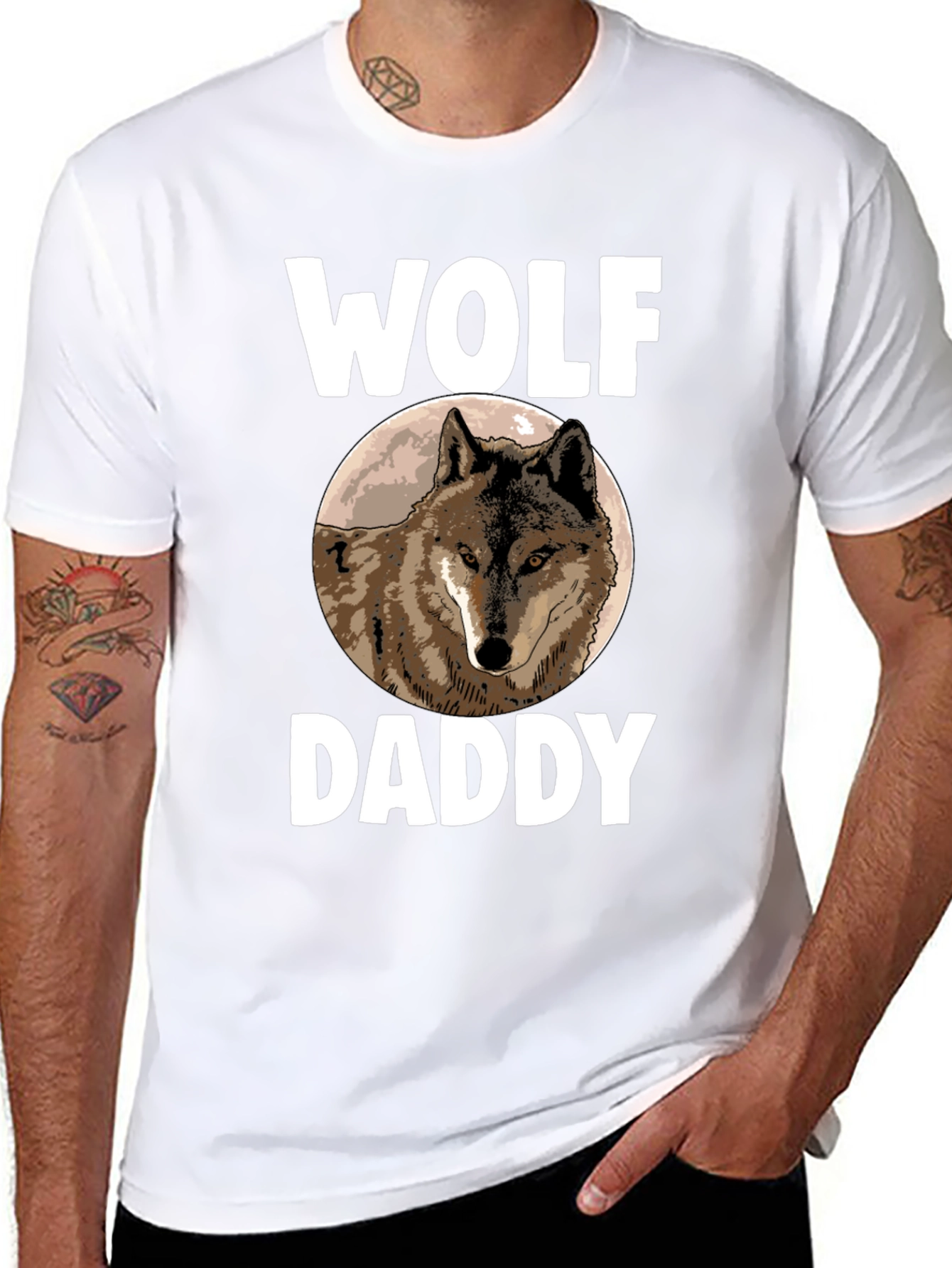 Wolf Daddy Graphic Tee - Menswear