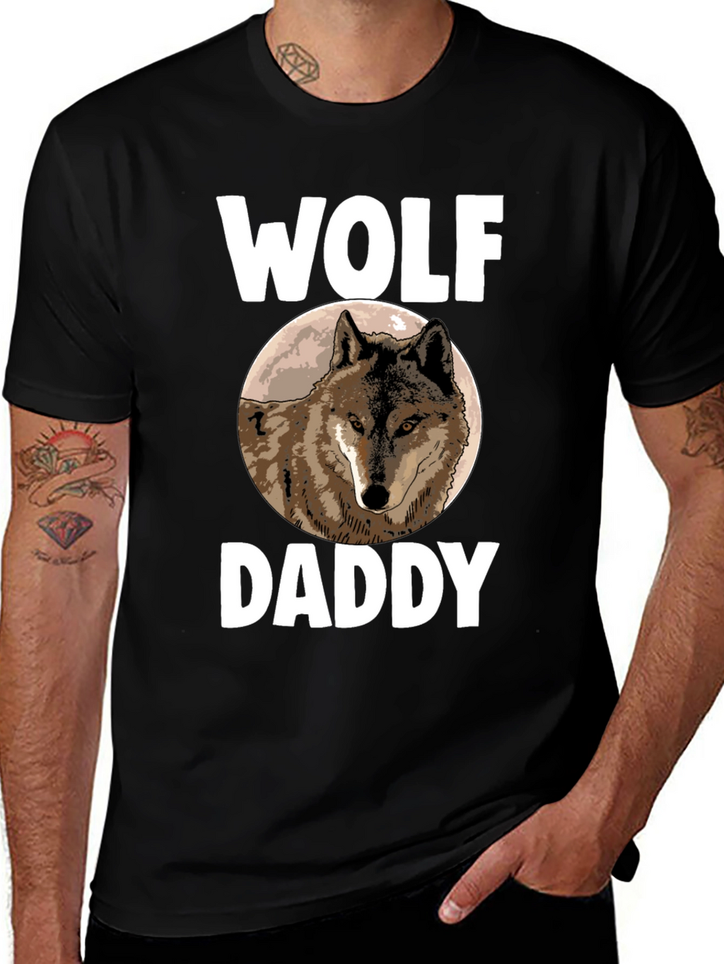 Wolf Daddy Graphic Tee - Menswear