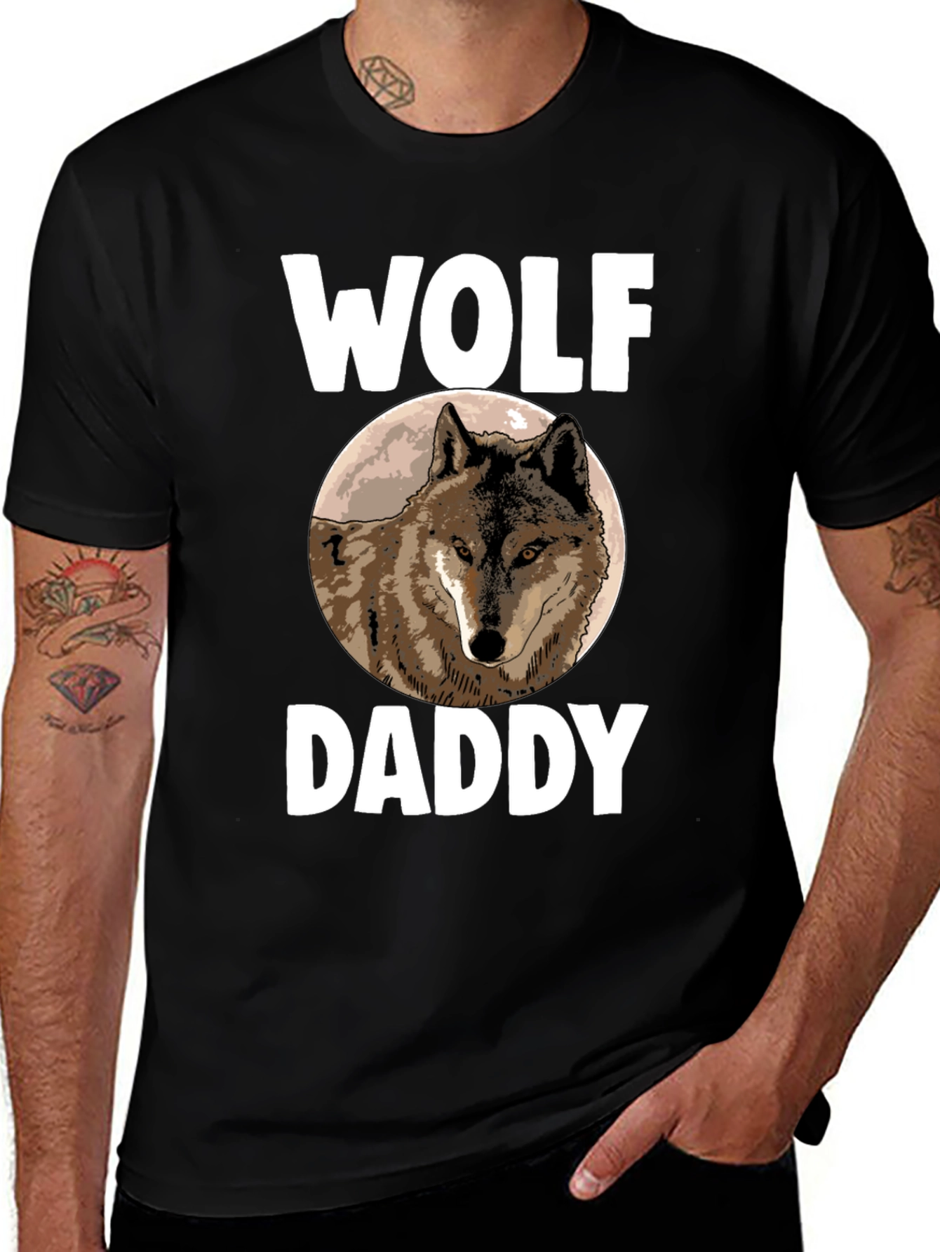 Wolf Daddy Graphic Tee - Menswear