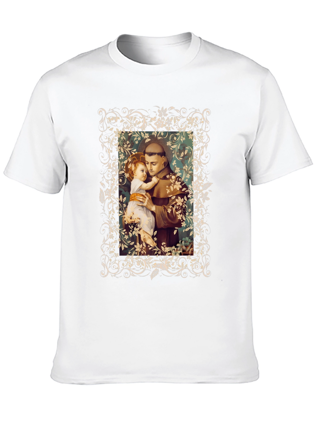 Saint Anthony & Baby Jesus Graphic T-Shirt