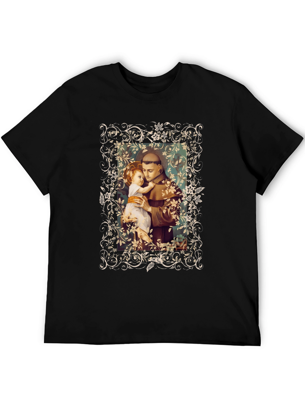 Saint Anthony & Baby Jesus Graphic T-Shirt