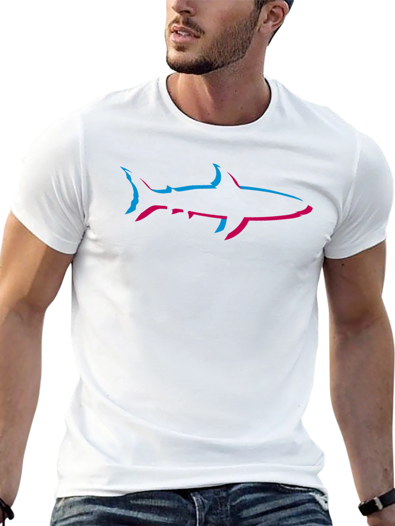 Shark Graphic Tee - Modern Fit
