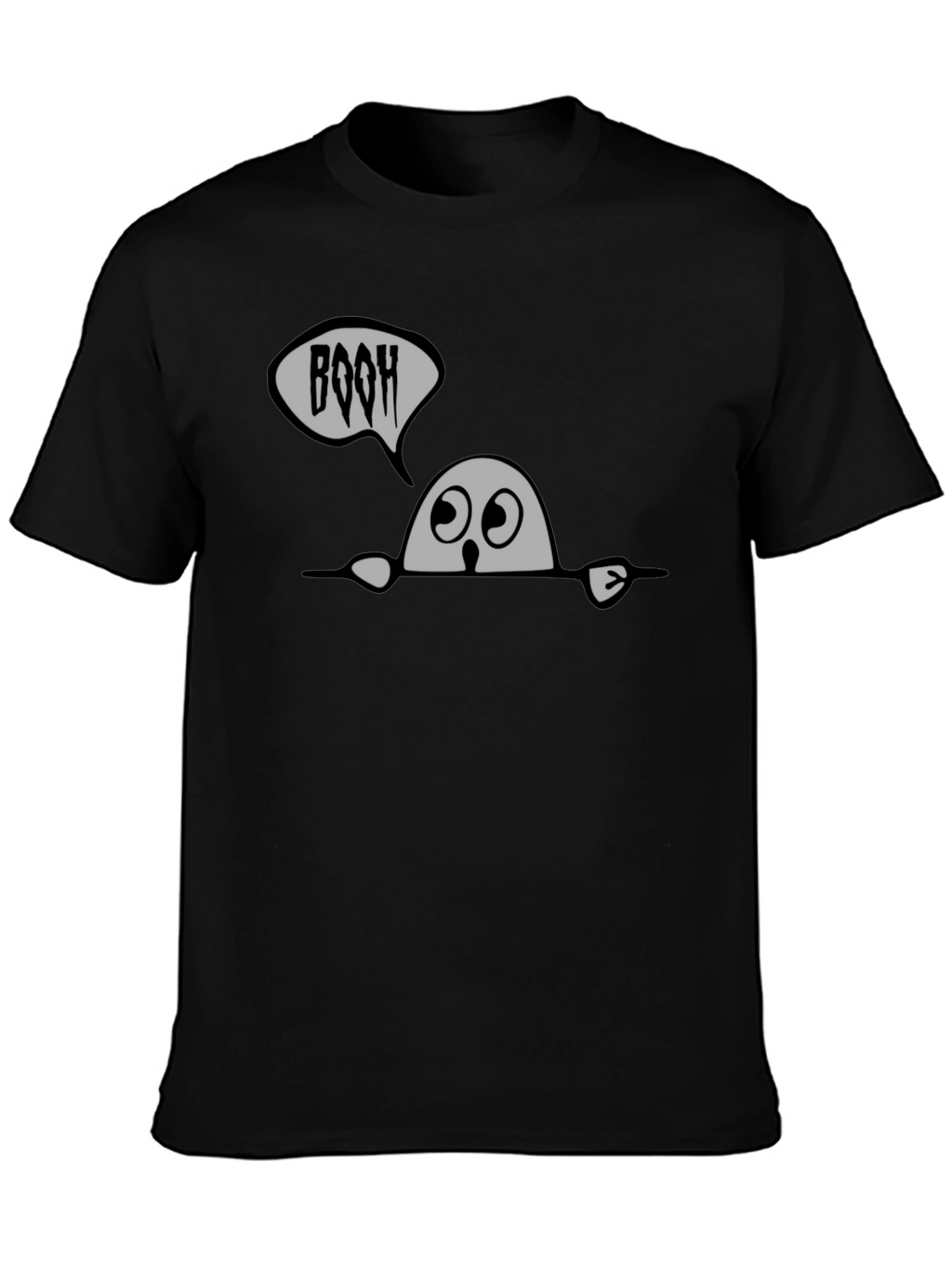 BOOH Ghost Graphic T-Shirt - Halloween Fun