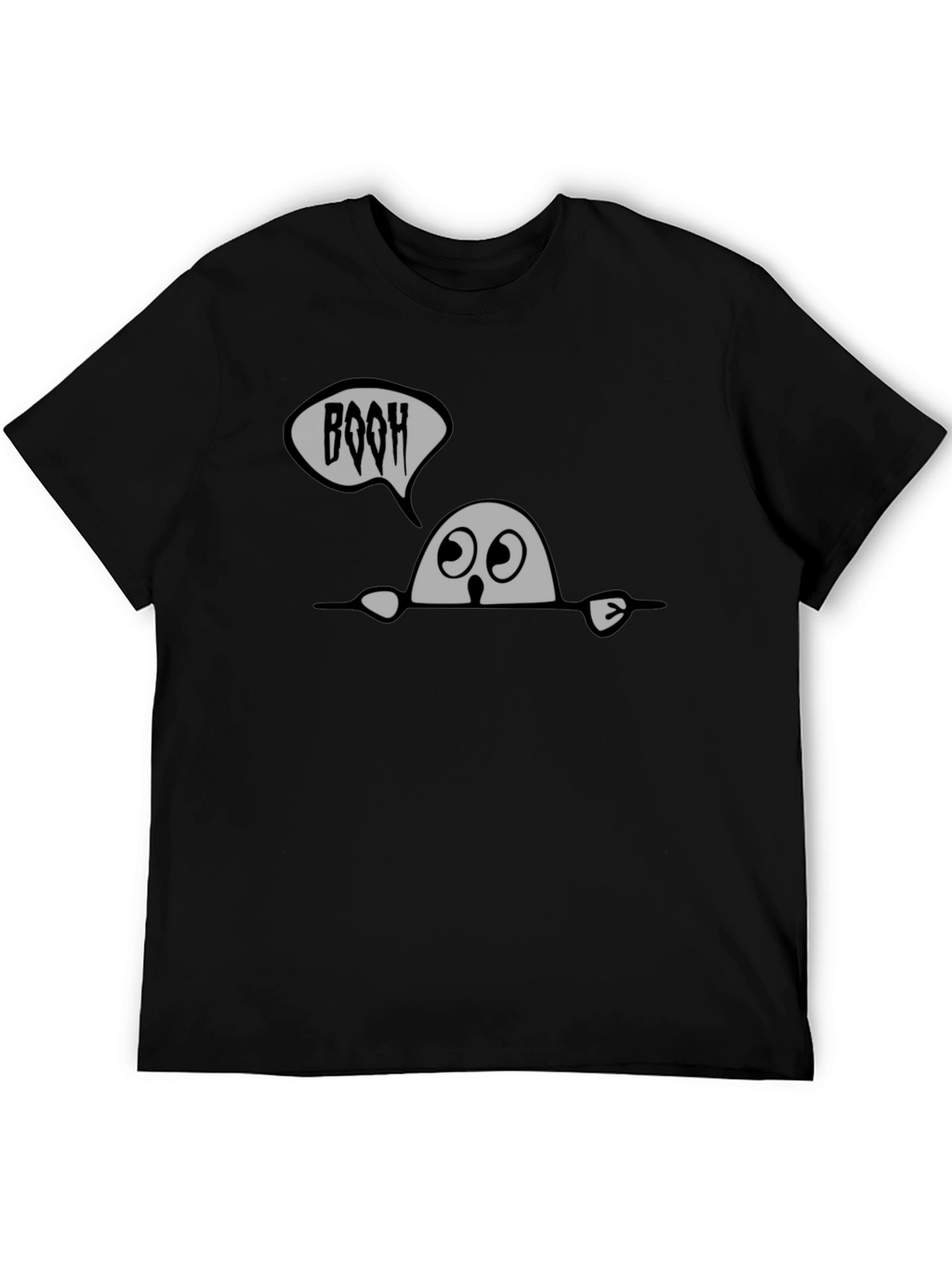 BOOH Ghost Graphic T-Shirt - Halloween Fun