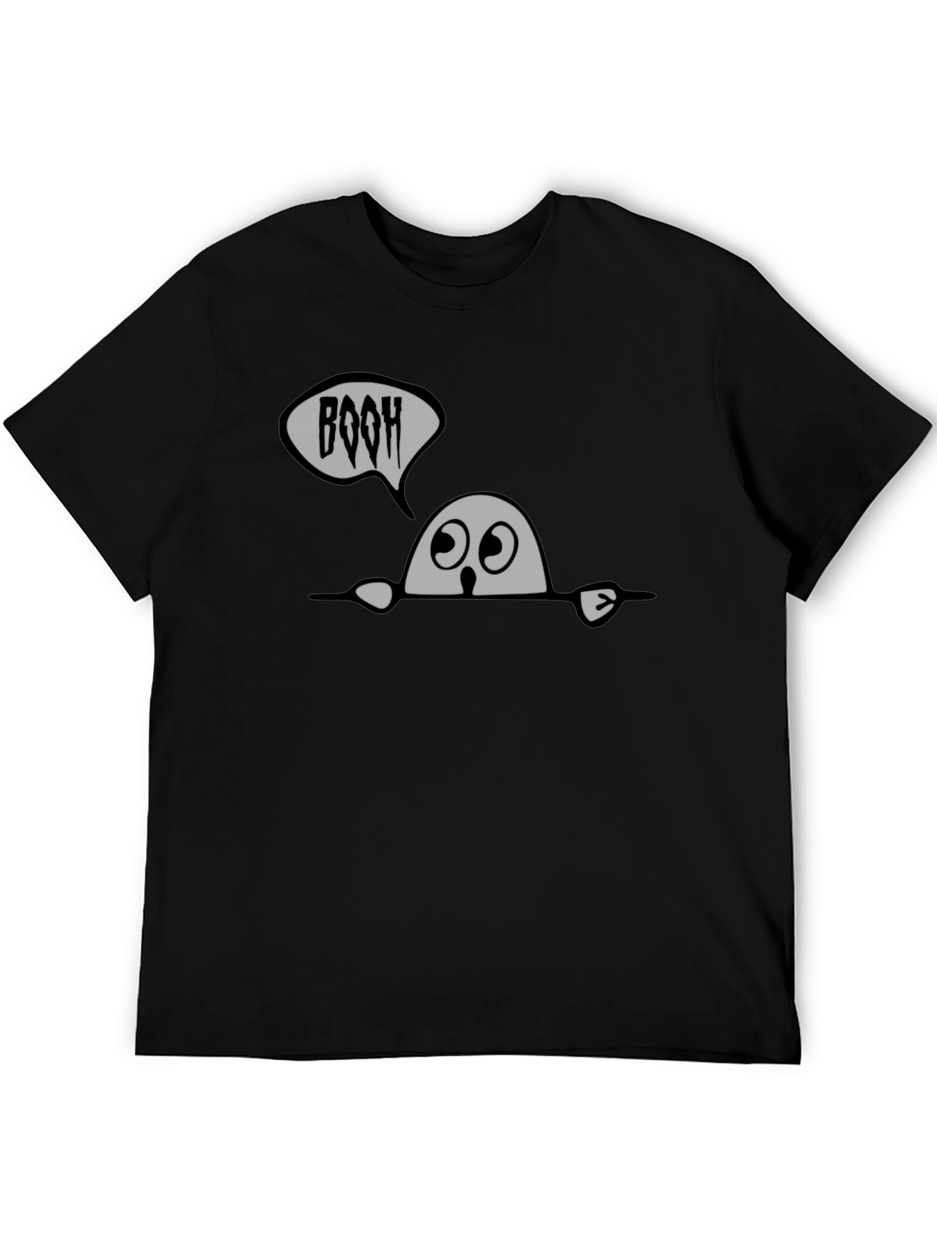 BOOH Ghost Graphic T-Shirt - Halloween Fun