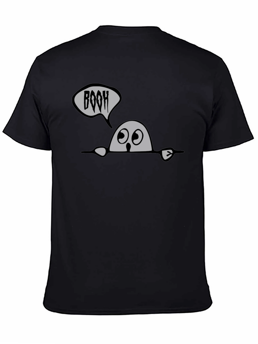 BOOH Ghost Graphic T-Shirt - Halloween Fun